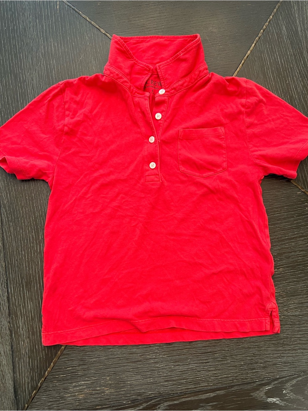Jcrew Classic Red womens' Polo Shirt -